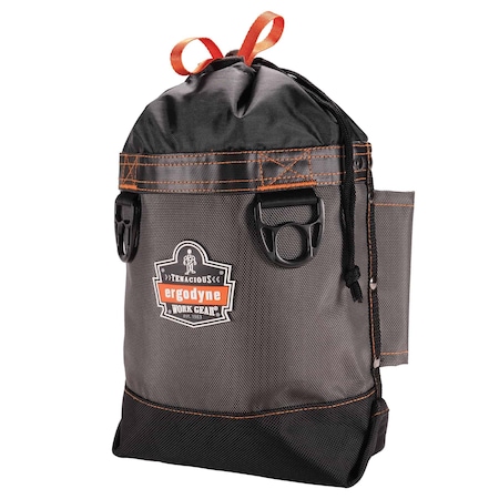 Ergodyne Pouch, Topped Bolt Bag Tool Pouch, Gray 13426